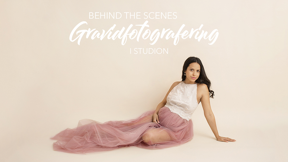 Fotograf Maria Ekblad gravidfotografering i studion goteborg