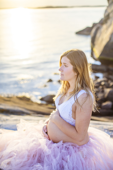 gravidfoto göteborg fotograf maria ekblad gravidklänningar tyllkjol