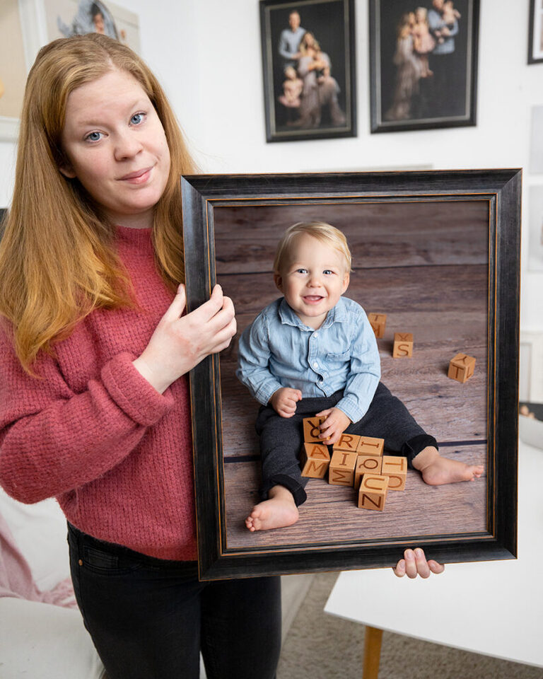 barnfotgorafering inramad tavla fotograf Maria Ekblad