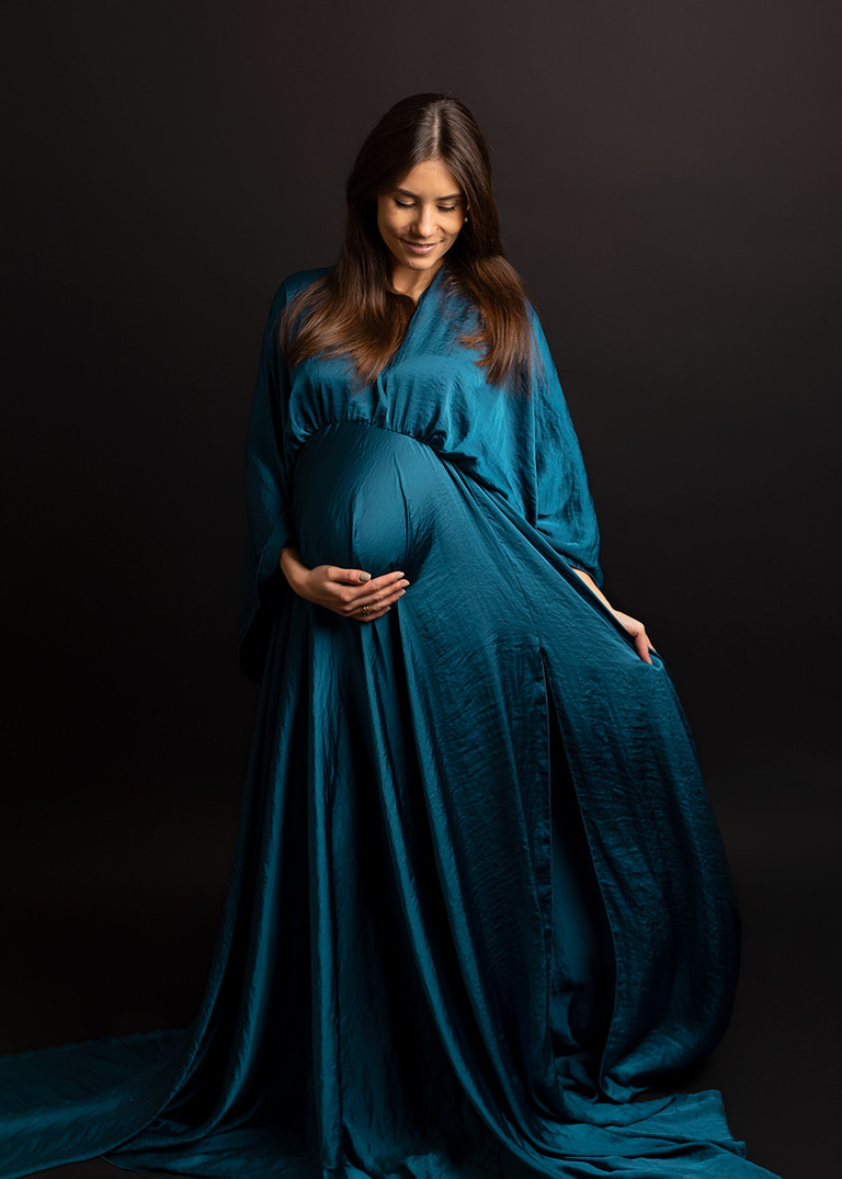 gravidfotografering Alingsås Vårgårda gravidklänningar studio fotograf maria ekblad
