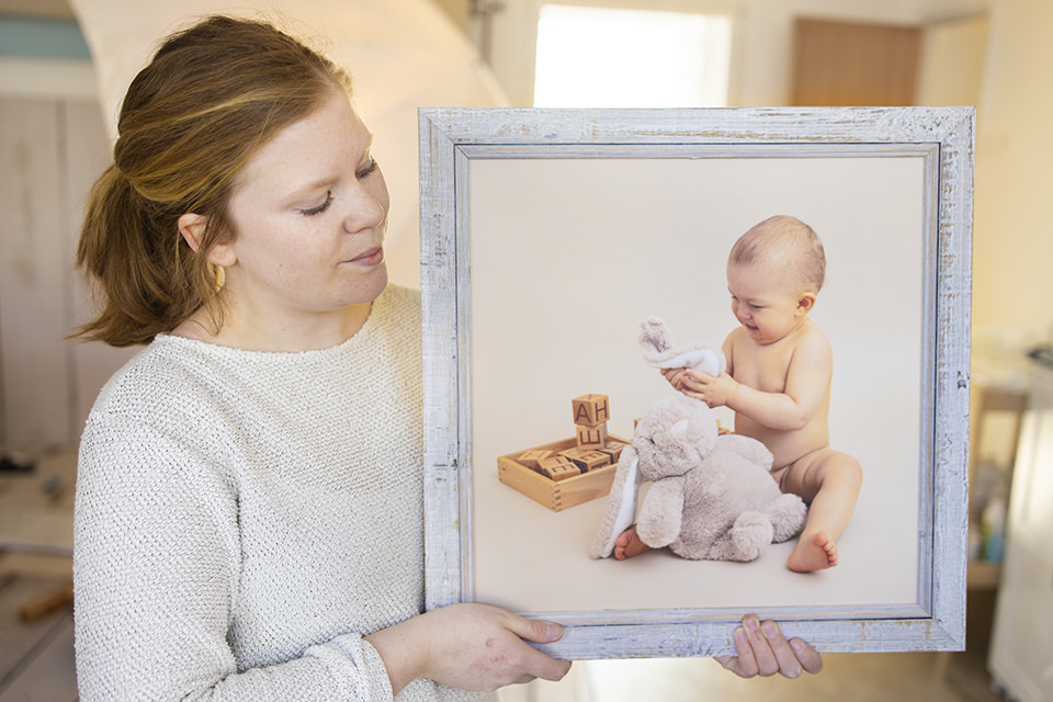 bebisfotografering ettårsfotografering göteborg studio