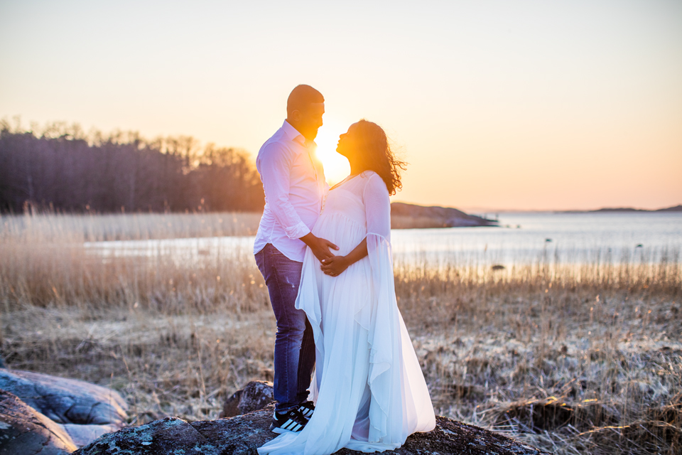 gravidfotografering Göteborg fotograf Maria Ekblad